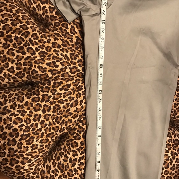 NWT Worthington silver gray cropped pants 14 - Picture 4 of 4